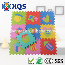 2016 venta caliente Child soft alphabet number GYM rompecabezas de enclavamiento juguete piso EVA foam play mat, EVA suave espuma ejercicio esteras